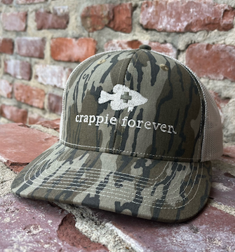 Bottomland Camo Logo Trucker Hat Snap Back