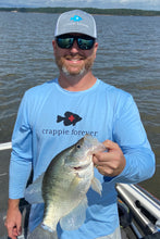 Load image into Gallery viewer, Light Blue long sleeve fishing shirt UPF 50+. **CLEARANCE**
