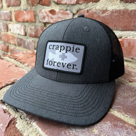 Heathered Charcoal Woven Patch Hat