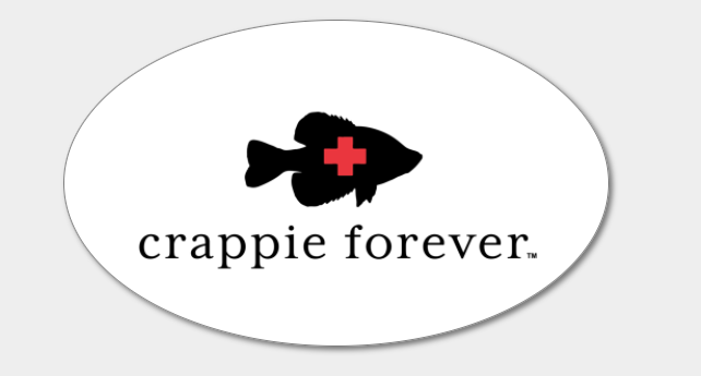 Crappie Forever Logo Sticker